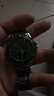 新款手表男士石英潮流商务钢带腕表 绿色水鬼 实拍图