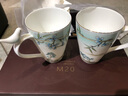 玛戈隆特西湖盛宴瓷鸟对杯骨瓷水杯马克杯茶杯杯子 小鸟对杯350ml2只 实拍图