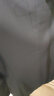 法蒙泽西服套装男士外套韩版修身伴郎新郎结婚小西装男商务休闲职业正装 黑色双扣(上衣) 175/XL【110-125斤】 晒单实拍图