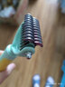 华元宠具（hoopet）狗狗梳子去浮毛开结梳狗毛清理器祛毛刀梳毛刷子宠物猫咪梳子 黄绿小号11齿(长毛猫、小型犬 实拍图