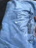 森马（Semir）[纯棉]短袖T恤男夏季简约纯色修身短t百搭t恤男 [100%棉]天空蓝81126 2XL 实拍图