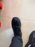 九寸阳光男鞋2025春季新款厨房防水防滑板鞋男士休闲皮鞋纯黑色工作鞋 黑色39码 实拍图