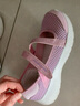 Skechers斯凯奇童鞋女童凉鞋玛丽珍鞋夏季透气低帮网面儿童公主鞋664101L 薰衣草色/LAV 33.5 实拍图