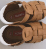 卡特兔儿童凉鞋男童夏季童鞋宝宝学步鞋幼儿凉鞋女宝公主鞋婴童洞洞鞋子 棕色-无吊坠 19 内长12.0cm 脚长11.0-11.5 实拍图