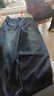 清丝坊大码阔腿裤女胖mm宽腿裤冬季牛仔裤胖mm女装宽松显瘦梨形身材穿搭 复古蓝加绒 5XL码【175-200斤】 实拍图