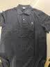 布克兄弟（BrooksBrothers）男士夏季金羊刺绣珠地网眼修身短袖Polo衫 0003-深灰色 L 实拍图