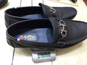 金利来男鞋新款商务休闲驾车鞋平底真皮豆豆鞋男透气软底皮鞋春季小码 黑色 （单层） 42 实拍图