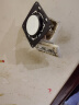 奥多朗86型开关插座面板家用单开复位点开关墙壁暗装USB电源亚克力 一开单控带LED灯 实拍图