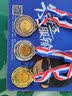 金属奖牌定制 万源欣定制奖牌6.5cm运动会比赛挂牌奖章勋章制作金牌幼儿园奖品 金牌 （直径6.5cm） 实拍图