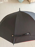 莫兰迪雨伞双层大号长柄半自动伞男士商务防风晴雨伞女双人防晒遮阳伞 酒红色-8骨双层抗风暴 实拍图