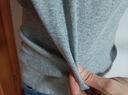 红豆居家秋冬棉毛衫男女秋衣秋裤全棉中老年保暖内衣 水貂灰 L170/95 实拍图
