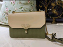 CinvaiKrose包包女包2025新款轻奢单肩包女士斜挎包小方包生日礼物送女友 米白配绿-礼盒生日礼物送女友 实拍图