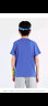 361°童装儿童短袖棉T恤夏季男童运动吸湿排汗短袖针织衫上衣简约百搭 波仕蓝1210 160cm 晒单实拍图