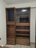 朴愫木作满墙书柜实木书架黑胡桃木组合书橱玻璃落地展示柜收纳储物柜星罗 60cm抽屉底座-常规款丨现货 实拍图