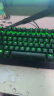 雷蛇 Razer 小蜘蛛 黑寡妇蜘蛛X竞技版背光款 机械键盘 有线键盘 游戏键盘 87键 电竞 绿轴 实拍图
