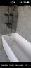 浪鲸（SSWW）卫浴一体成型独立式小户型浴缸家用成人亚克力深泡方形泡澡浴池缸 1.4米独立式浴缸 实拍图