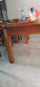 萱逸轩 实木餐桌椅组合现代简约折叠可伸缩两用家用吃饭小户型饭桌圆桌 胡桃色 1.5米 一桌8椅 实拍图