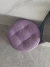 甄沐沙发墩布艺小凳子家用矮凳圆凳简约客厅沙发茶几凳创意墩子网红实 高贵紫 直径32*高35cm 实拍图