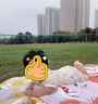 Aengbay昂贝 婴儿连体衣夏装宝宝衣服短袖幼儿纯棉薄款哈衣新生儿睡衣 冰糖雪梨 90cm 实拍图