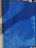 优必利 防水拉链文件袋 帆布文件收纳资料袋 手提袋办公用品 学生文具袋拉链票据袋8个装 1211蓝色(8个/包) A4(33.8*24.5cm) 实拍图