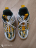 李宁热儿童跑鞋男2026新款童鞋轻便透气运动鞋大童男孩皮面运动鞋 白金 35 实拍图