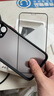 暴走适用苹果11pro手机壳iPhone11pro手机壳镜头全包防摔硅胶魔方直边撞色透明磨砂防指纹保护套黑 实拍图