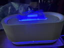 美的（Midea） 香薰机火焰加湿器 家用桌面卧室书房空气加湿 氛围感夜灯 仿真火苗 创新双色冷火焰 温馨奶白色 实拍图
