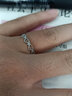 末言雨925银镂空爱心银戒指女设计小众不掉色心形甜美环绕食指戒 925银镂空爱心戒指 实拍图
