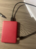 东芝（TOSHIBA）2TB 移动硬盘机械 V10系列 USB 3.2 Gen 1 2.5英寸 酒红 兼容Mac 高速传输 密码保护 轻松备份 实拍图