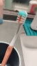 米妍（meyarn）正畸牙刷PV型 混合2支装 成人儿童矫正牙齿专用牙套整牙 软毛护齿 实拍图