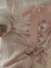 有品童话（yopin Toho）婴儿衣服春秋新款新生女宝宝洋气连体衣满月百天外出可爱哈衣抱服 粉红色 73码(4-8个月) 晒单实拍图