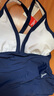 速比涛（Speedo）泳衣女绮遇系列深海设计海岛温泉度假性感连体泳衣 海蓝/白 38 实拍图