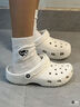 crocs卡骆驰洞洞鞋男鞋经典户外涉水溯溪鞋轻便透气沙滩凉拖鞋女10001 10001-100/白色/无智必星 39 -40 实拍图