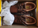 路伴工装鞋男士低帮系带牛皮英伦鞋休闲大头男士工作鞋户外休闲鞋 沙漠色 44 实拍图