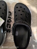 卡骆驰crocs洞洞鞋贝雅卡骆班轻便耐磨一脚蹬休闲鞋|205089 石板灰/青柠绿-0GX 36 /37(220mm) 实拍图