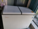 美的（Midea）冰柜双温家用220升/271升蝶形门内置玻璃门展示柜商用大容量冷藏冷冻双温双箱冷柜侧掀门卧式冰箱 【内置玻璃门展示】220L BCD-220VM(E) 双温双箱蝶形门 晒单实拍图