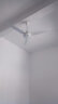 美的（Midea） 吊扇家用客厅电风扇轻音铁叶大风力宿舍工厂楼顶扇吸顶风扇 白色 FC120-BA（48寸/1.2米）+无极调速器 实拍图