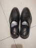 米诺菡新款透气男士真皮商务皮鞋正装鞋舒适内增高英伦风牛皮大码男鞋伴郎结婚鞋子 格纹（四季） 41 实拍图