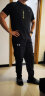 安德玛（Under Armour）运动套装男 24夏季新款健身短袖T恤衫休闲透气速干长裤两件套 快干短袖/黑+快干长裤/黑 XL/180（建议体重：150-170斤） 晒单实拍图