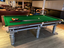 腾勃（TB） 台球桌标准成人家用球房商用中式黑八桌球台乒乓球桌两用二合一 9尺 【TB101】棕色黑八+回球（送货包安装） 实拍图