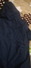 匡都（KRDUGBR）夹克男外套冬季加绒学生修身抗皱衣服防风男装休闲连帽棉服春秋 蓝色-加绒 XL（120-135斤） 晒单实拍图