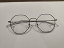 FRANZLISZT 近视眼镜框男女复古眼睛商务眼防蓝光防辐护目镜记忆金属 黑银 配0度防蓝光防辐射镜片丨配镜 实拍图