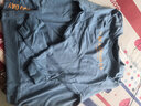别颖儿童雨衣eva男女大童学生背包带书包位长款加长全身雨披雨具斗篷 中大童/成人款-天蓝色 L 实拍图