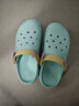 斯凯奇（Skechers）女鞋洞洞鞋凉鞋增高厚底耐磨沙滩拖鞋小怪兽包头洞洞鞋111581 薄荷色/MNT 37 实拍图