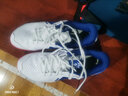 李宁（LI-NING）【雷霆LITE】羽毛球鞋男款耐磨训练鞋AYTS020-4白/蓝色44/10.5 实拍图