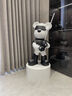 吉召轻奢高档光剑暴力熊大摆件落地式客厅家居装饰品网红潮玩手办公仔 炫酷黑光剑熊+底座 实拍图