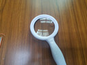 迈峰 德国工艺30倍100倍高倍手持放大镜带LED灯高清老人阅读老年儿童 30倍充电款带33颗LED灯直径135MM 实拍图