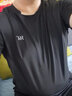 361°短袖t恤男POLO衫男士翻领体恤夏季半袖冰丝速干运动服跑步健身衣 超级黑 XL (180/100A) 实拍图