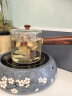 忆壶茶  泡茶壶玻璃煮茶器侧把茶水分离套装耐高温电陶炉烧水三件壶茶具 实拍图