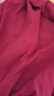 POUM日系纯棉短袖t恤男生夏季少年感印花设计美式复古情侣半袖体恤 LJWP-G241酒红 2XL 晒单实拍图